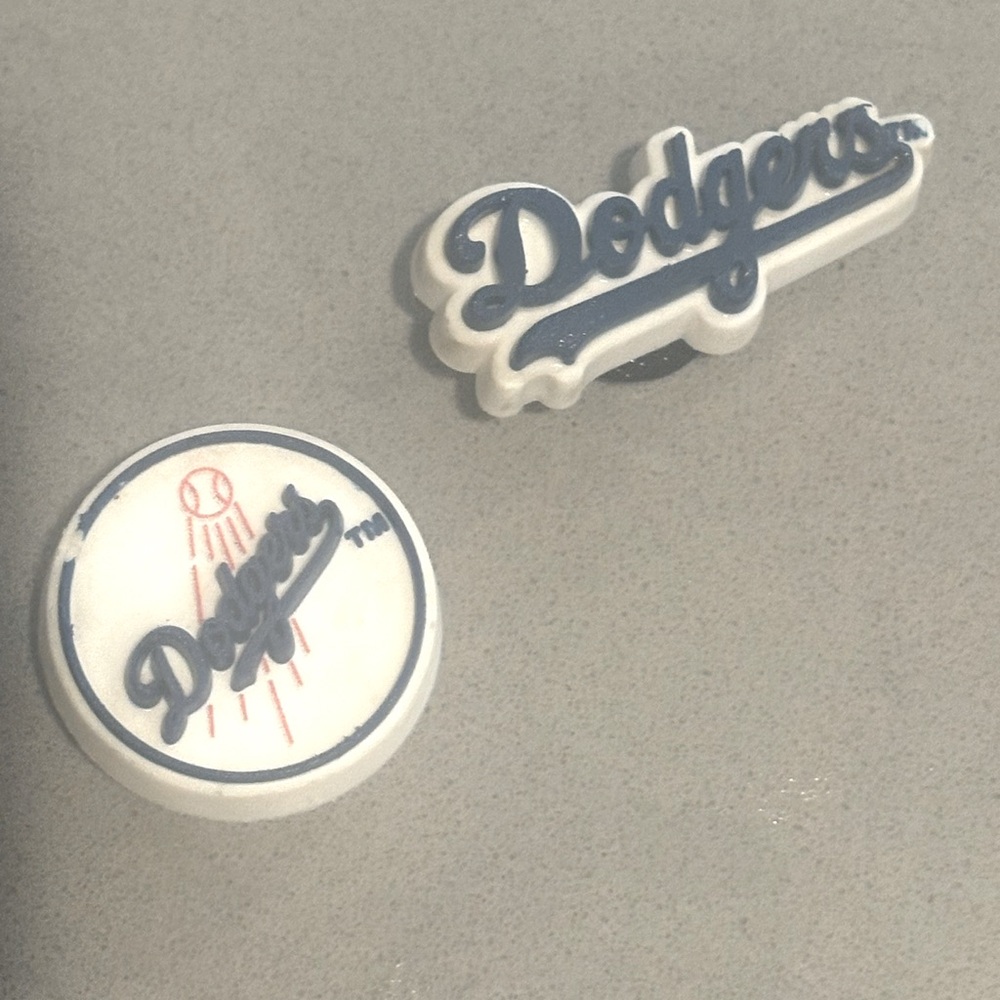 MLB Dodgers Croc Charm Jibs Jibitiz